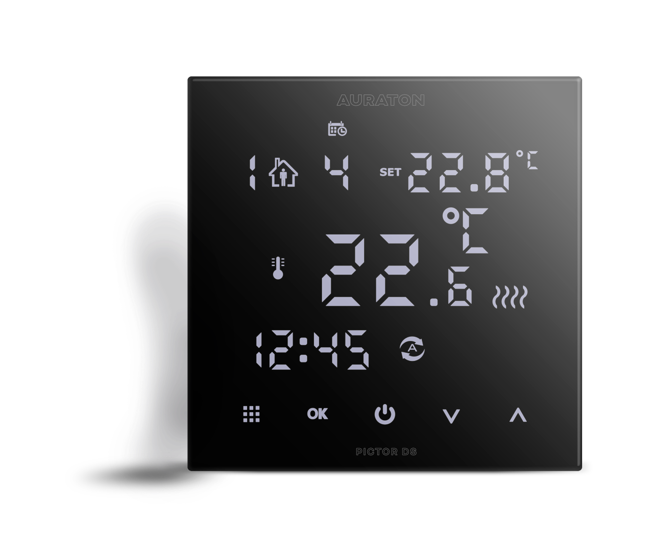 Комнатный термостат AURATON Pictor DS(черный)