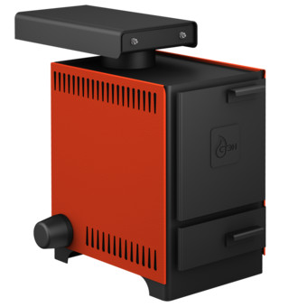 Твердотопливный котел СТЭН mini 7 терракот